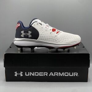 Under Armour Softball Cleats Women's 7 Glyde 2.0 MT LE American 3026602 USA